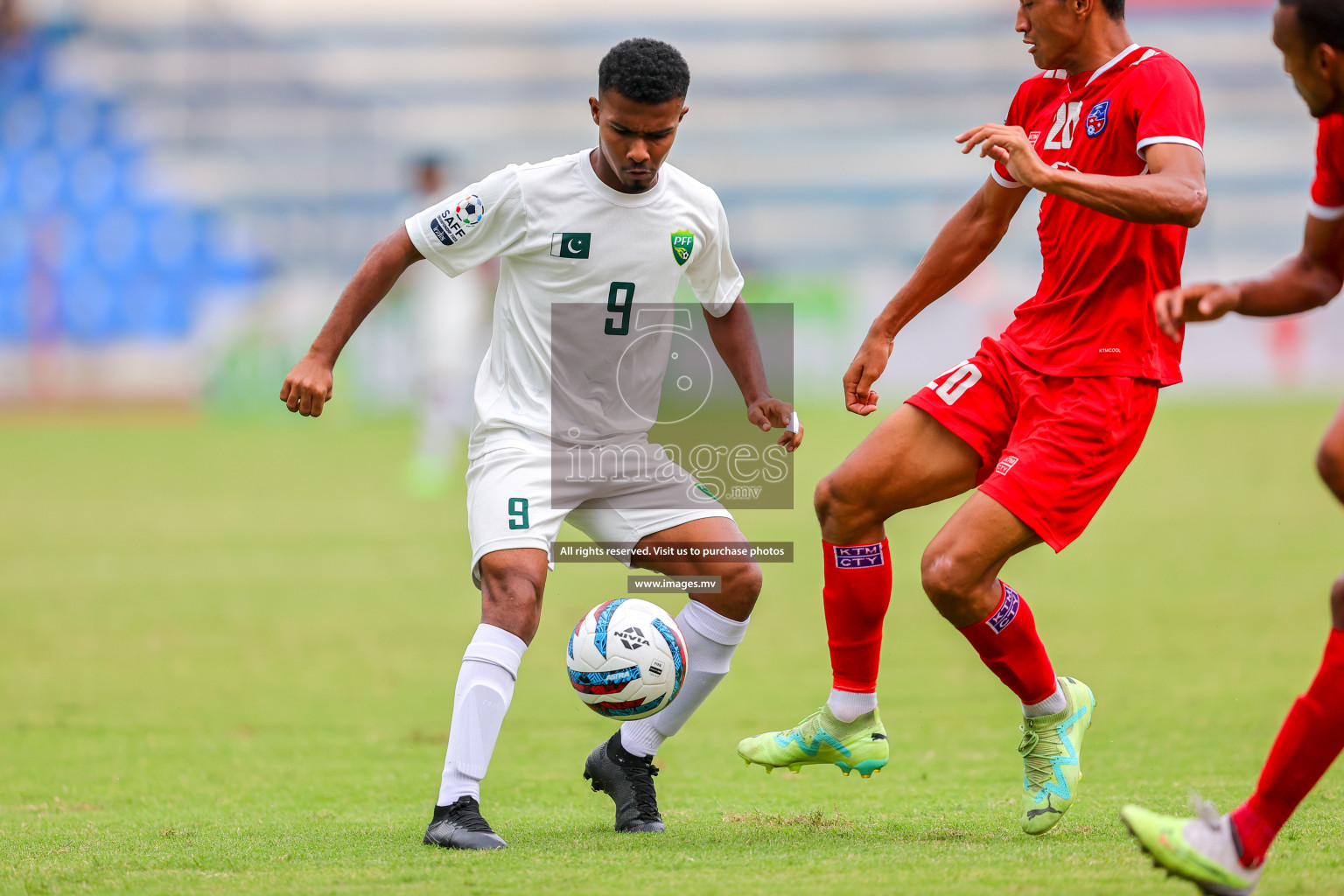 Nepal vs Pakistan in SAFF Championship 2023 held in Sree Kanteerava Stadium, Bengaluru, India, on Tuesday, 27th June 2023. Photos: Nausham Waheed, Hassan Simah / images.mv