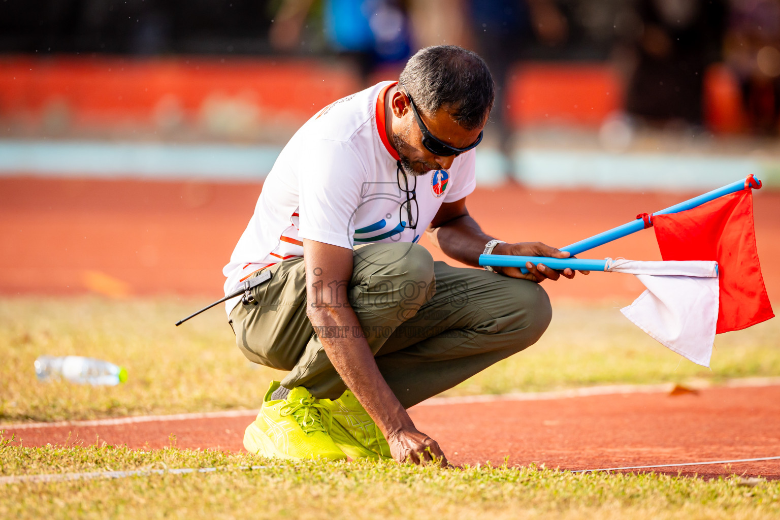 Day 3 of Inter-school Athletics Championship 2025 held in Ekuveni Synthetic Track, Male', Maldives on Wednesday, 08th October 2025. Photos by: Nausham Waheed / Images.mv
