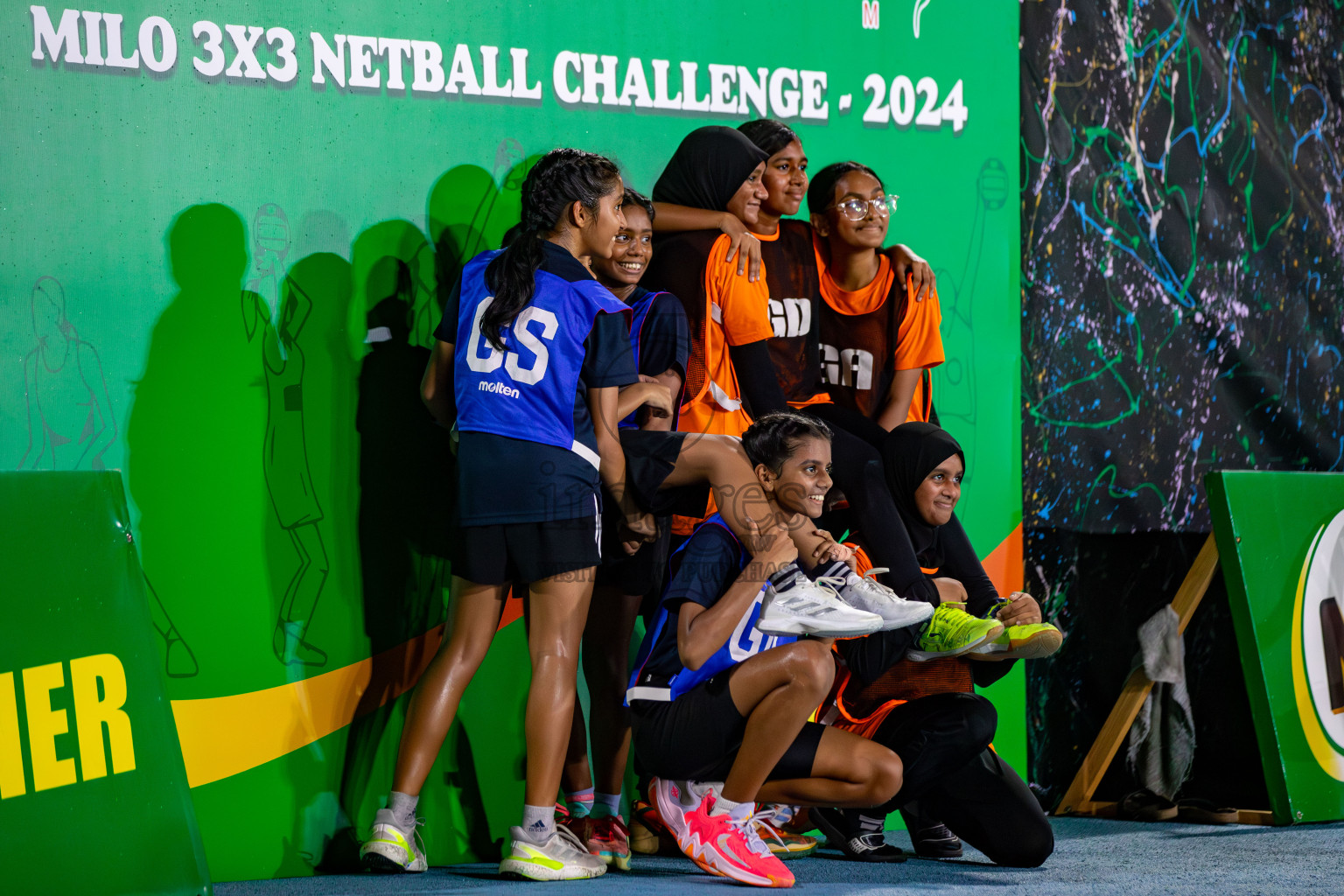 Day 6 of MILO 3x3 Netball Challenge 2024 was held in Ekuveni Netball Court at Male', Maldives on Tuesday, 19th March 2024.
Photos: Hassan Simah / images.mv