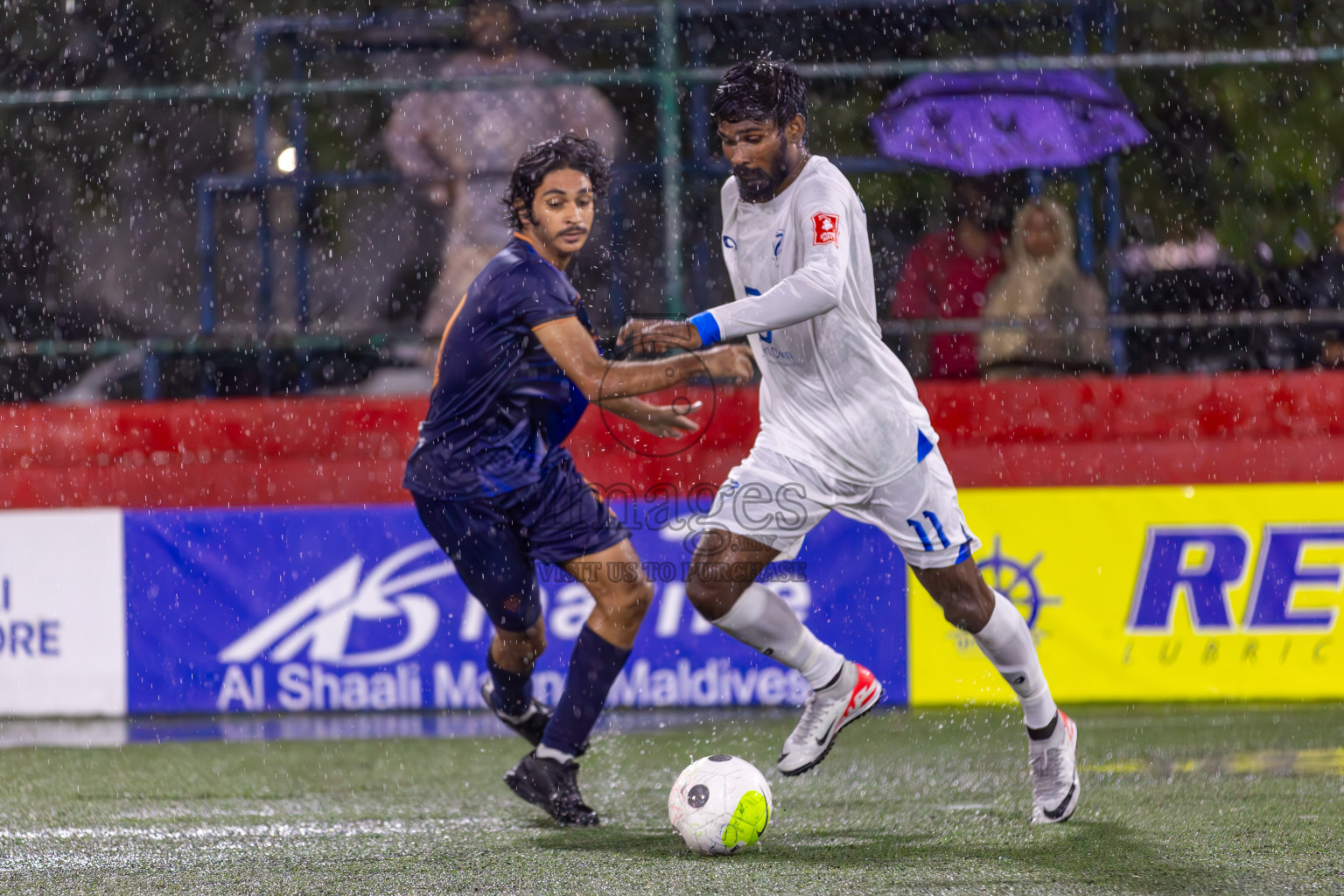 K Gaafaru vs Lh Kurendhoo in Day 32 of Golden Futsal Challenge 2024, held on Saturday, 17th February 2024 in Hulhumale', Maldives 
Photos: Ismail Thoriq / images.mv