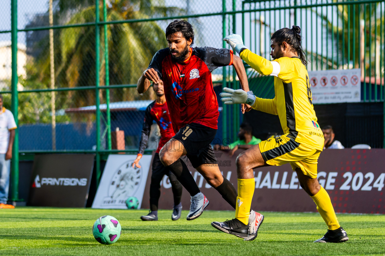 Baakee Sports Club vs BG Sports Club in Day 5 of BG Futsal Challenge 2024 was held on Saturday, 16th March 2024, in Male', Maldives Photos: Nausham Waheed / images.mv