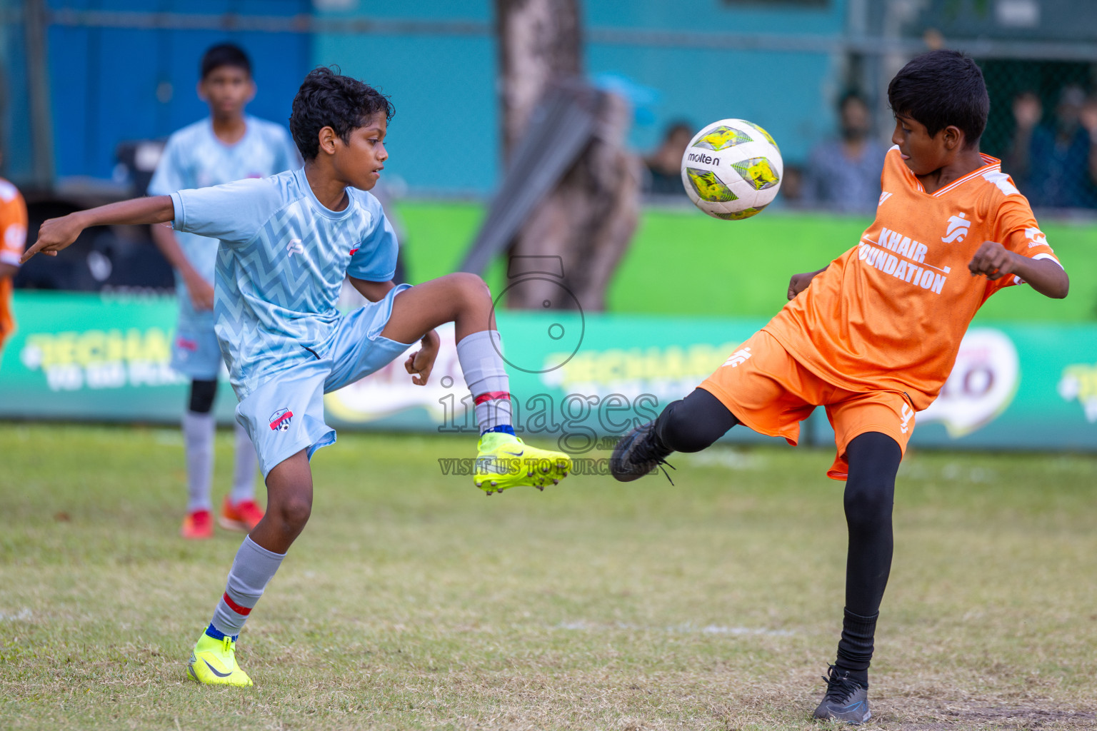 Day 3 of MILO Academy Championship 2025 (U-12) was held at Henveiru Stadium in Male', Maldives on Saturday, 3rd May 2025. Photos: Ismail Thoriq / images.mv