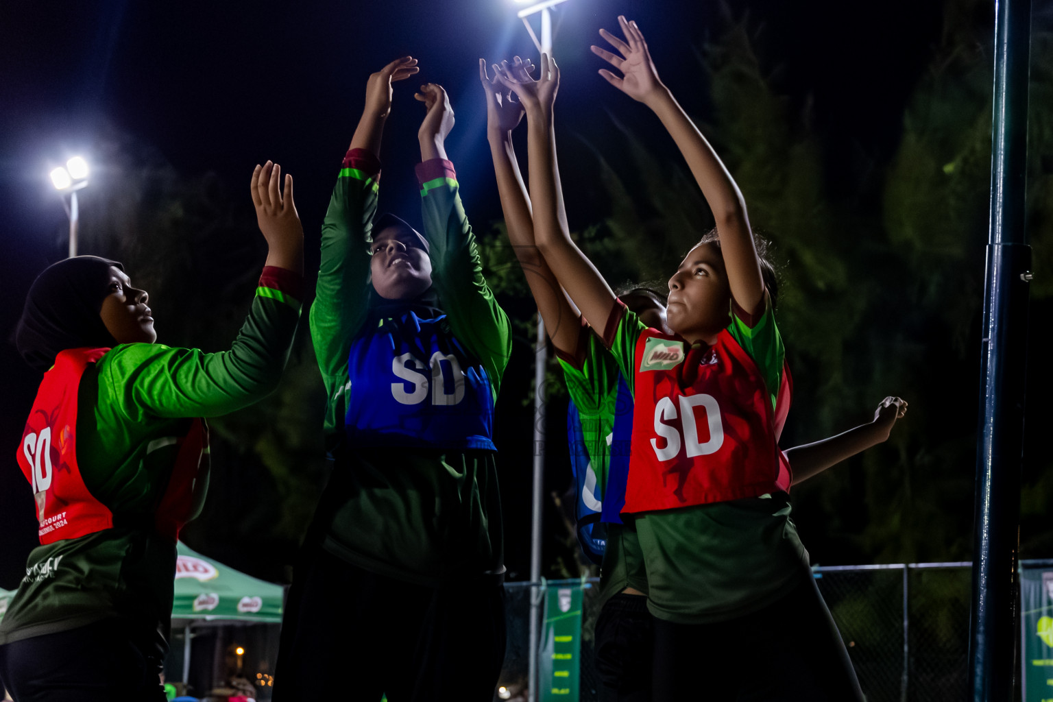 Day 2 of MILO Netball Fest 2025 was held in Cental Park, Hulhumale', Maldives on Friday, 21st November 2025. Photos: Nausham Waheed / images.mv