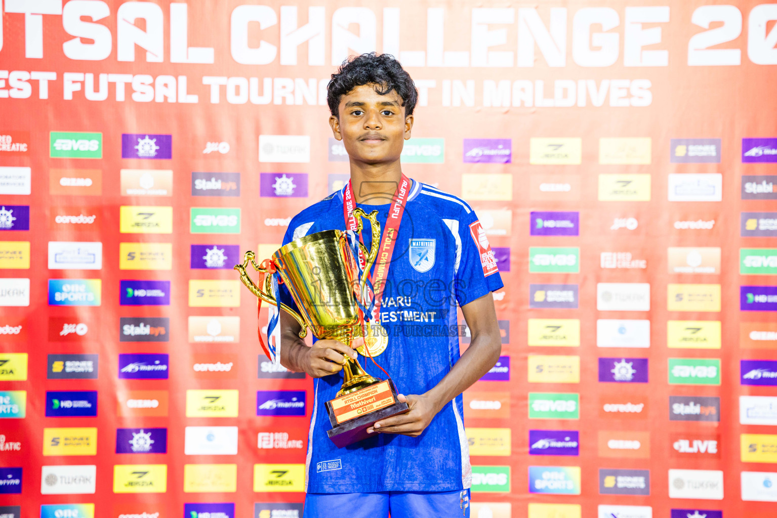 AA. Mathiveri VS AA. Thoddoo in Atoll Round Final on Day 20 of Golden Futsal Challenge 2025 was held on Thursday, 23rd January 2025, in Hulhumale', Maldives. Photos: Abdulla Abeed / images.mv