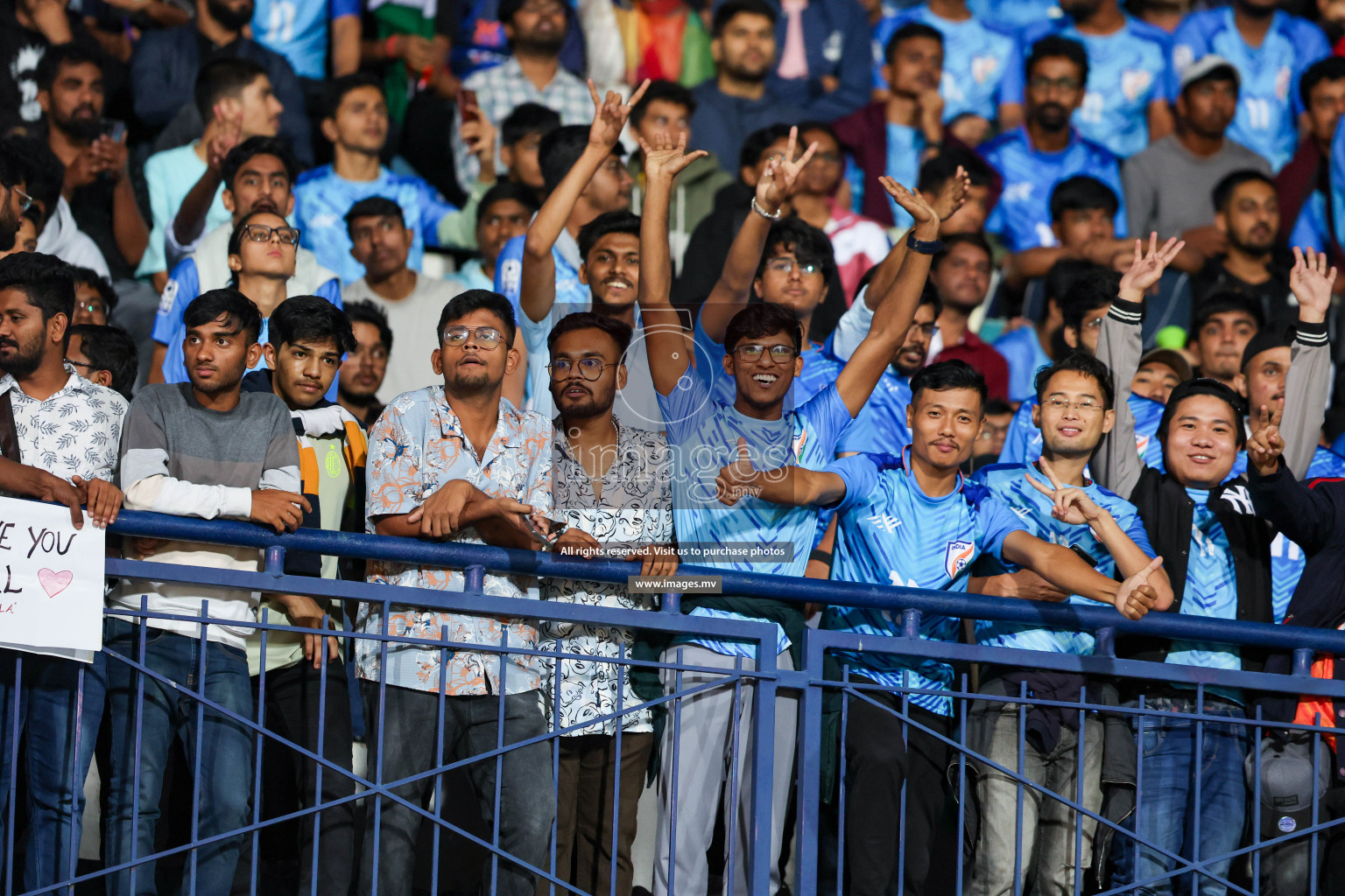 Kuwait vs India in the Final of SAFF Championship 2023 held in Sree Kanteerava Stadium, Bengaluru, India, on Tuesday, 4th July 2023. Photos: Nausham Waheed / images.mv