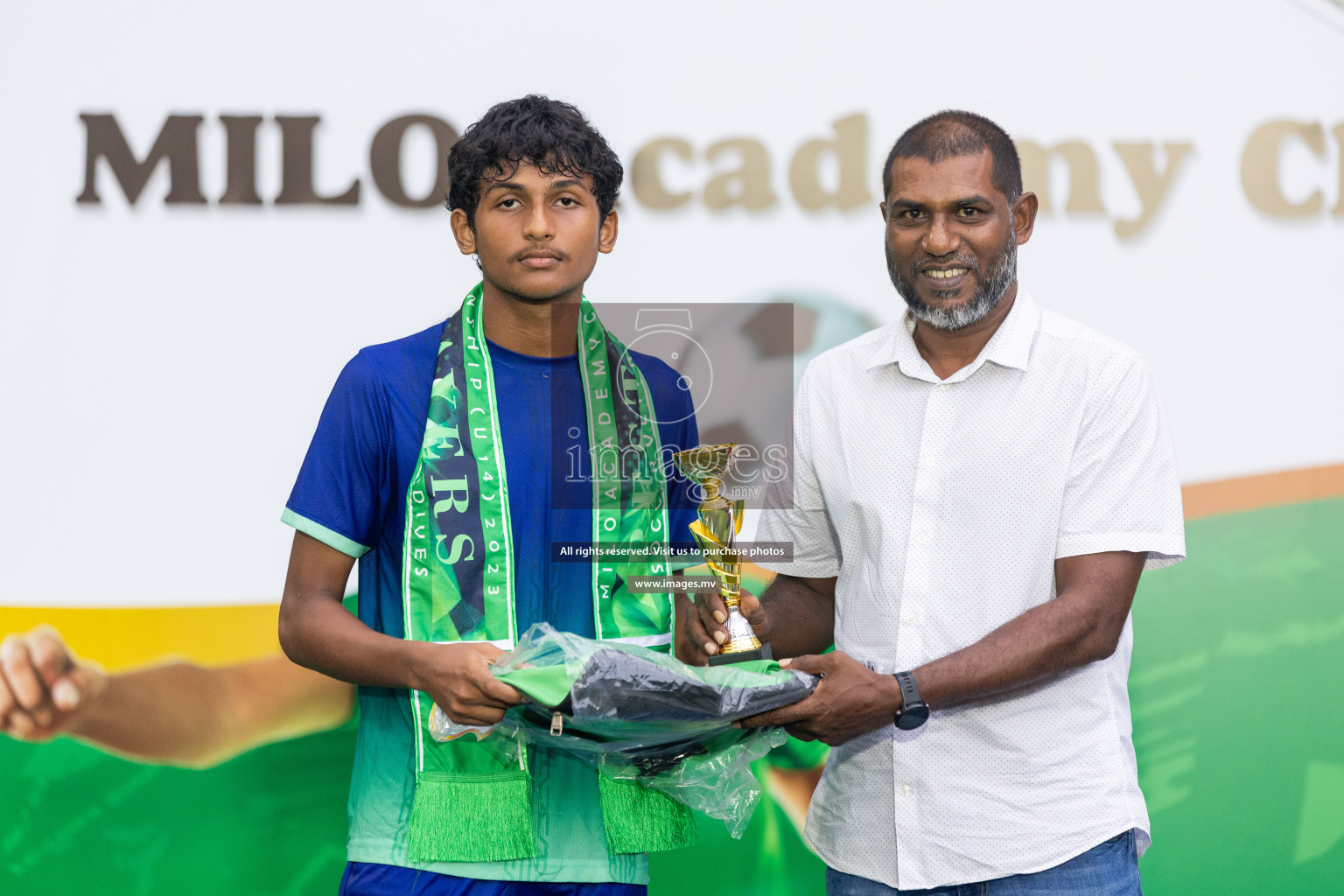 Day 2 of MILO Academy Championship 2023 (u14) was held in Henveyru Stadium Male', Maldives on 4th November 2023. Photos: Nausham Waheed / images.mv