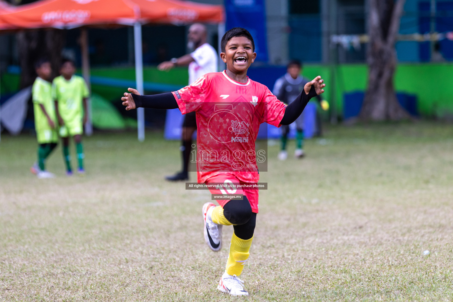 Day 3 of Nestle Kids Football Fiesta, held in Henveyru Football Stadium, Male', Maldives on Friday, 13th October 2023 Photos: Hassan Simah, Ismail Thoriq, Mohamed Mahfooz Moosa, Nausham Waheed / images.mv