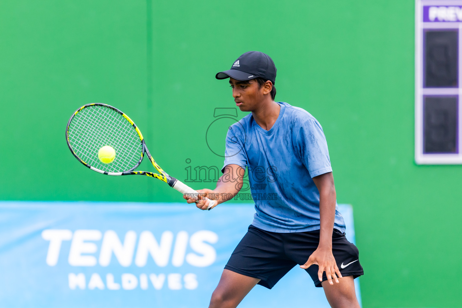 Day 2 of ATF Maldives Junior Open Tennis was held in Male' Tennis Court, Male', Maldives on Tuesday, 10th December 2024. Photos: Nausham Waheed / images.mv