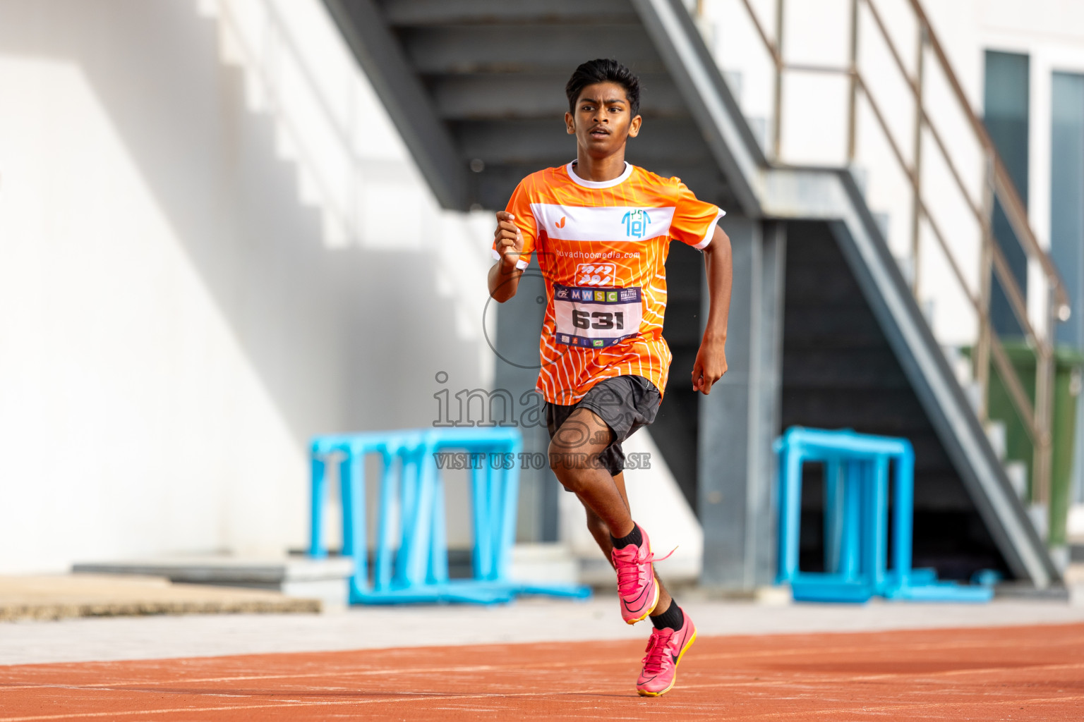 Day 2 of MWSC Interschool Athletics Championships 2024 held in Hulhumale Running Track, Hulhumale, Maldives on Sunday, 10th November 2024.
Photos by: Ismail Thoriq / Images.mv