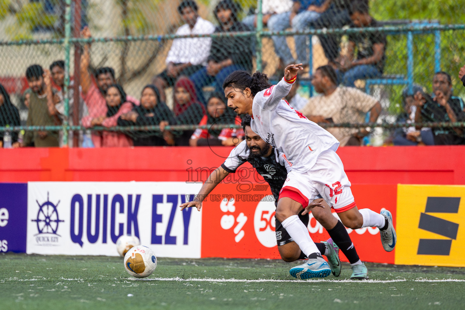F Feeali vs F Magoodhoo in Day 12 of Golden Futsal Challenge 2025 was held on Thursday, 16th January 2025, in Hulhumale', Maldives Photos: Ismail Thoriq / images.mv