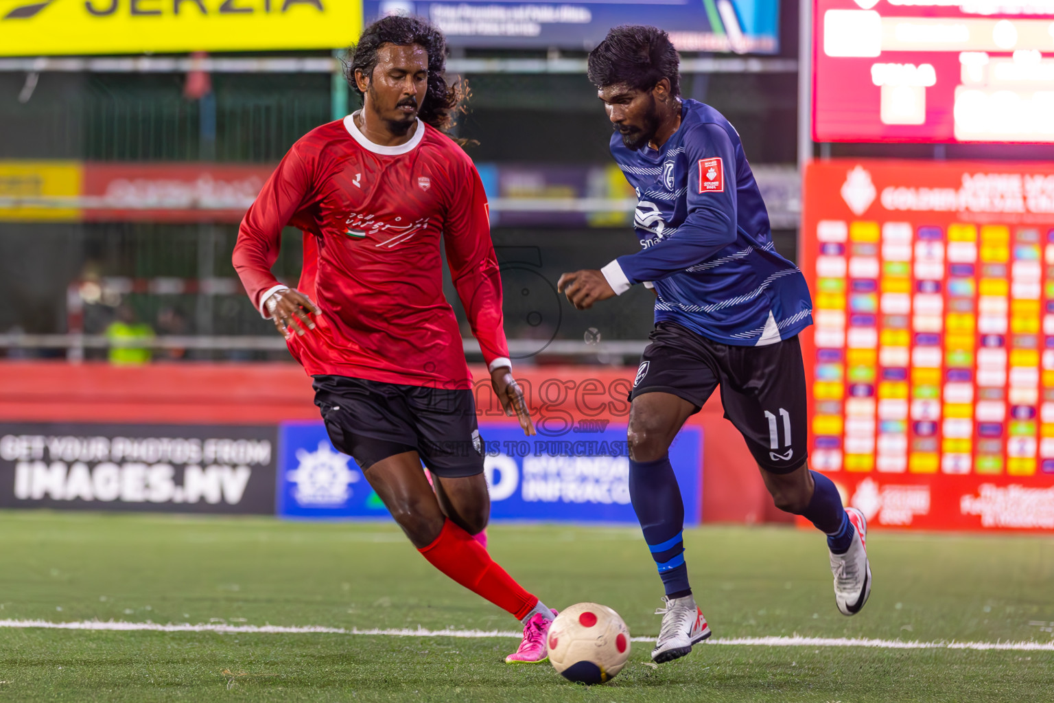 K Gaafaru vs K Himmafushi in Day 22 of Golden Futsal Challenge 2024 was held on Monday , 5th February 2024 in Hulhumale', Maldives
Photos: Ismail Thoriq / images.mv