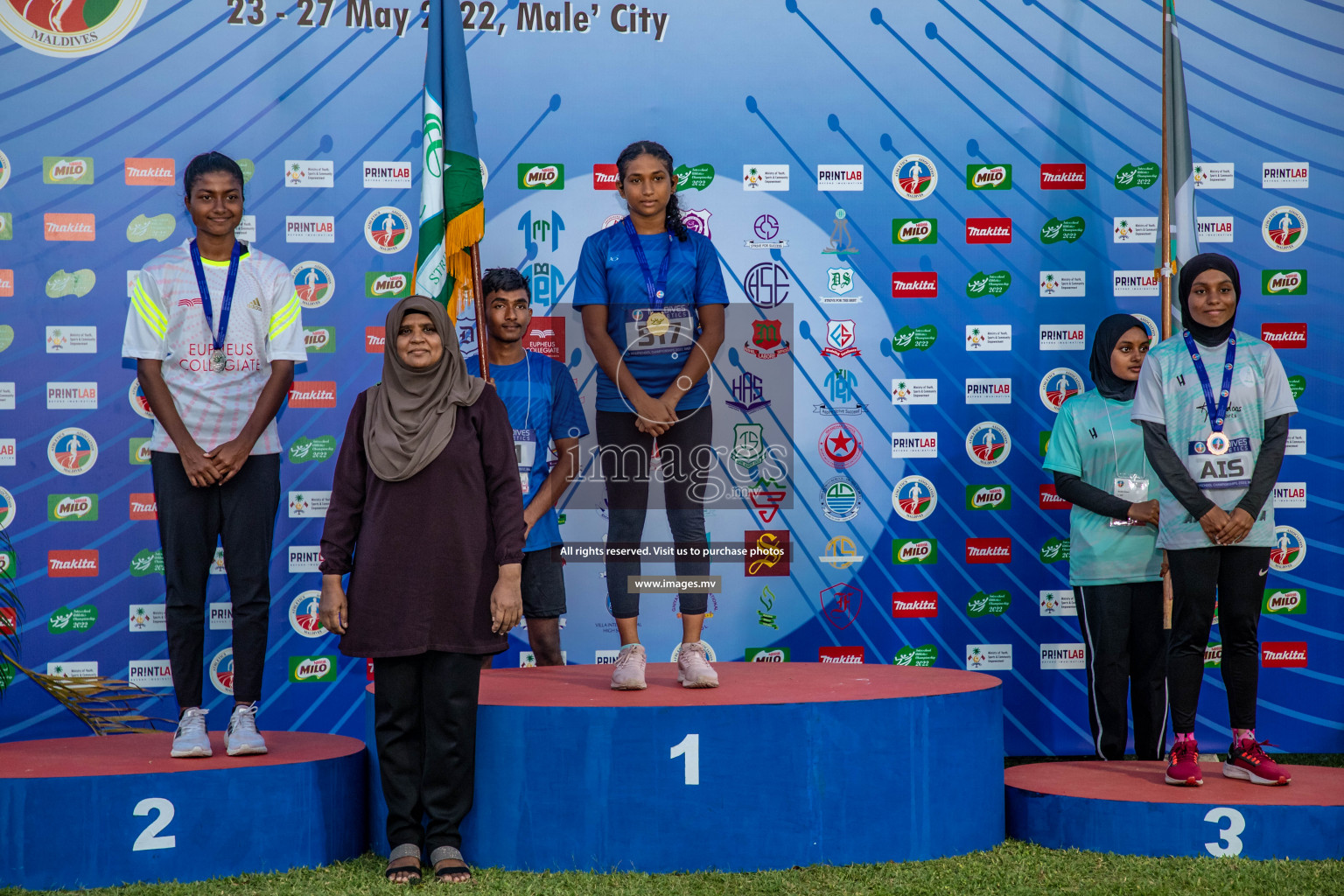 Day 5 of Inter-School Athletics Championship held in Male', Maldives on 27th May 2022. Photos by: Nausham Waheed / images.mv