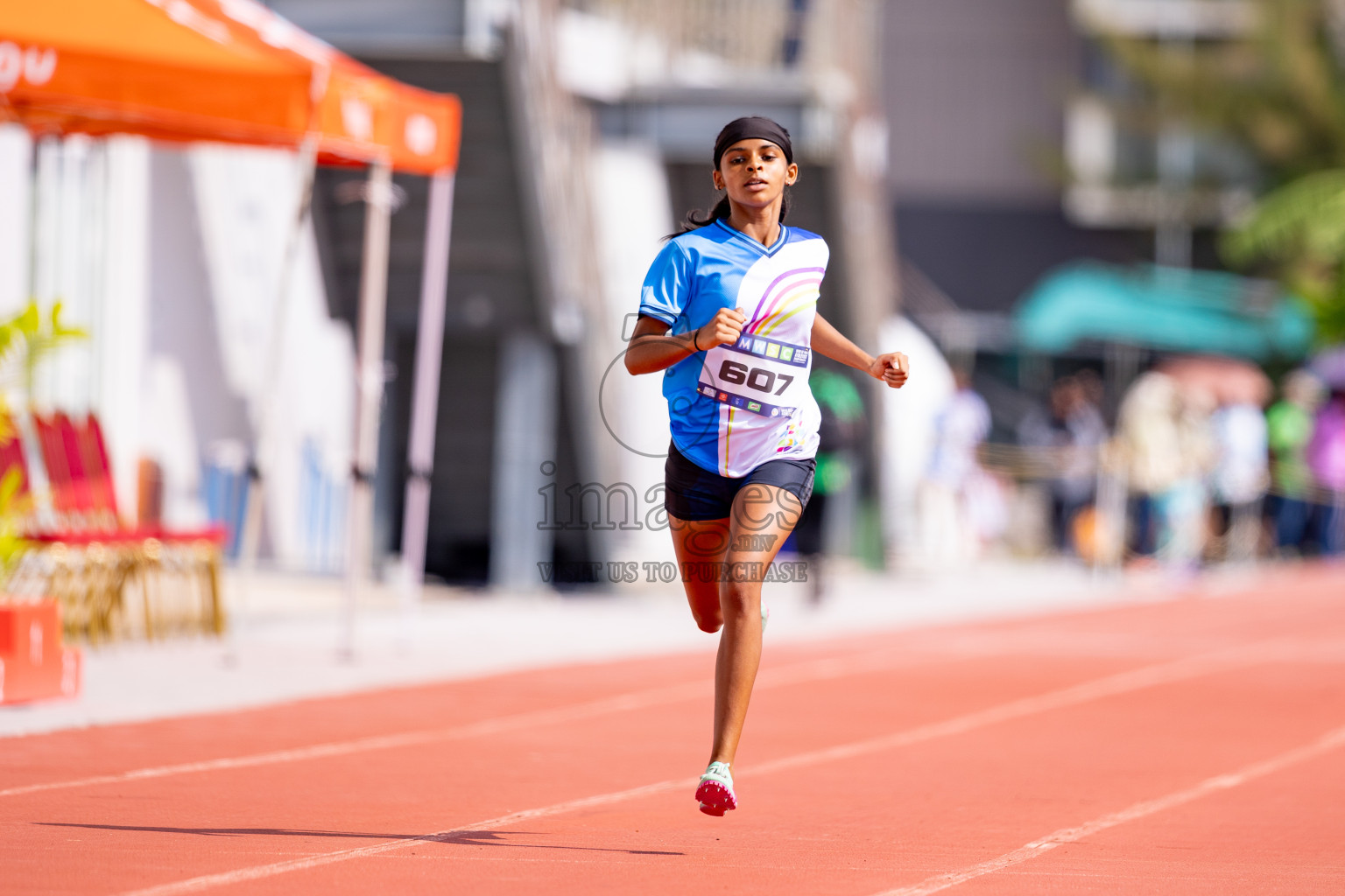 Day 3 of MWSC Interschool Athletics Championships 2024 held in Hulhumale Running Track, Hulhumale, Maldives on Monday, 11th November 2024. 
Photos by: Hassan Simah / Images.mv