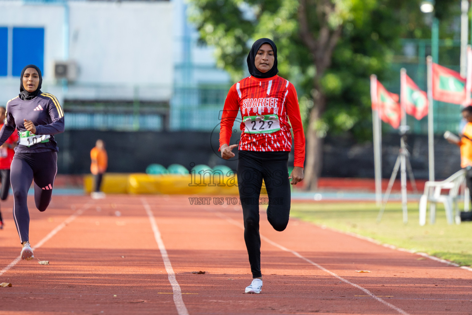 Day 2 of 33rd National Athletics Championship was held in Ekuveni Track at Male', Maldives on Friday, 6th September 2024.
Photos: Ismail Thoriq  / images.mv