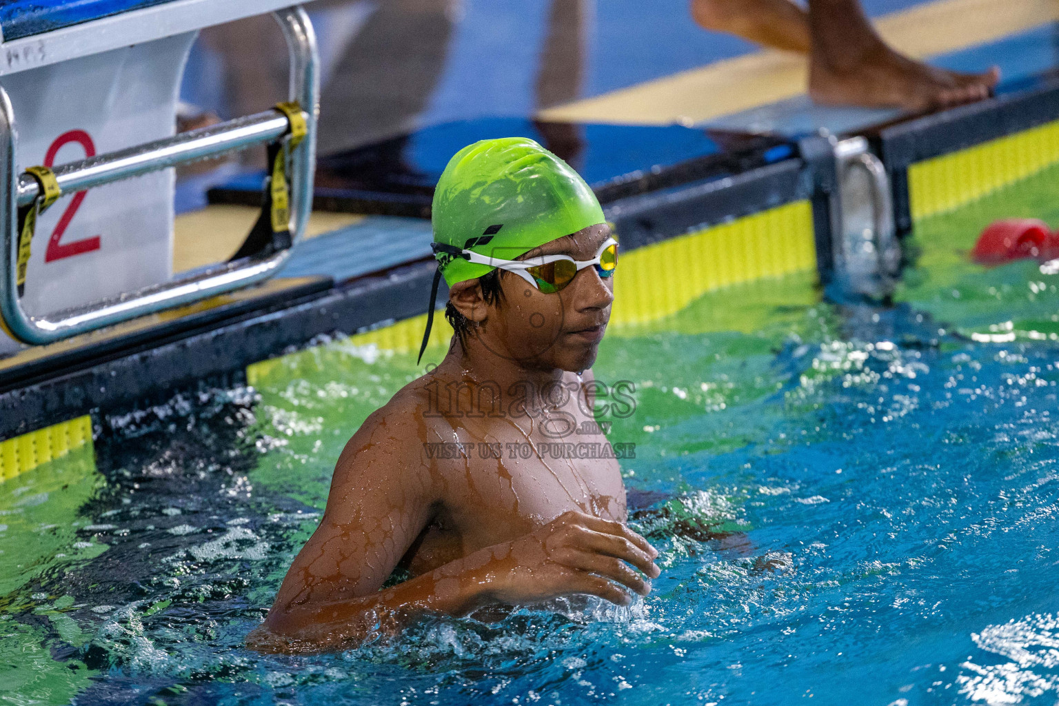 Day 4 of 20th Inter-school Swimming Competition 2024 held in Hulhumale', Maldives on Tuesday, 15th October 2024. Photos: Ismail Thoriq / images.mv