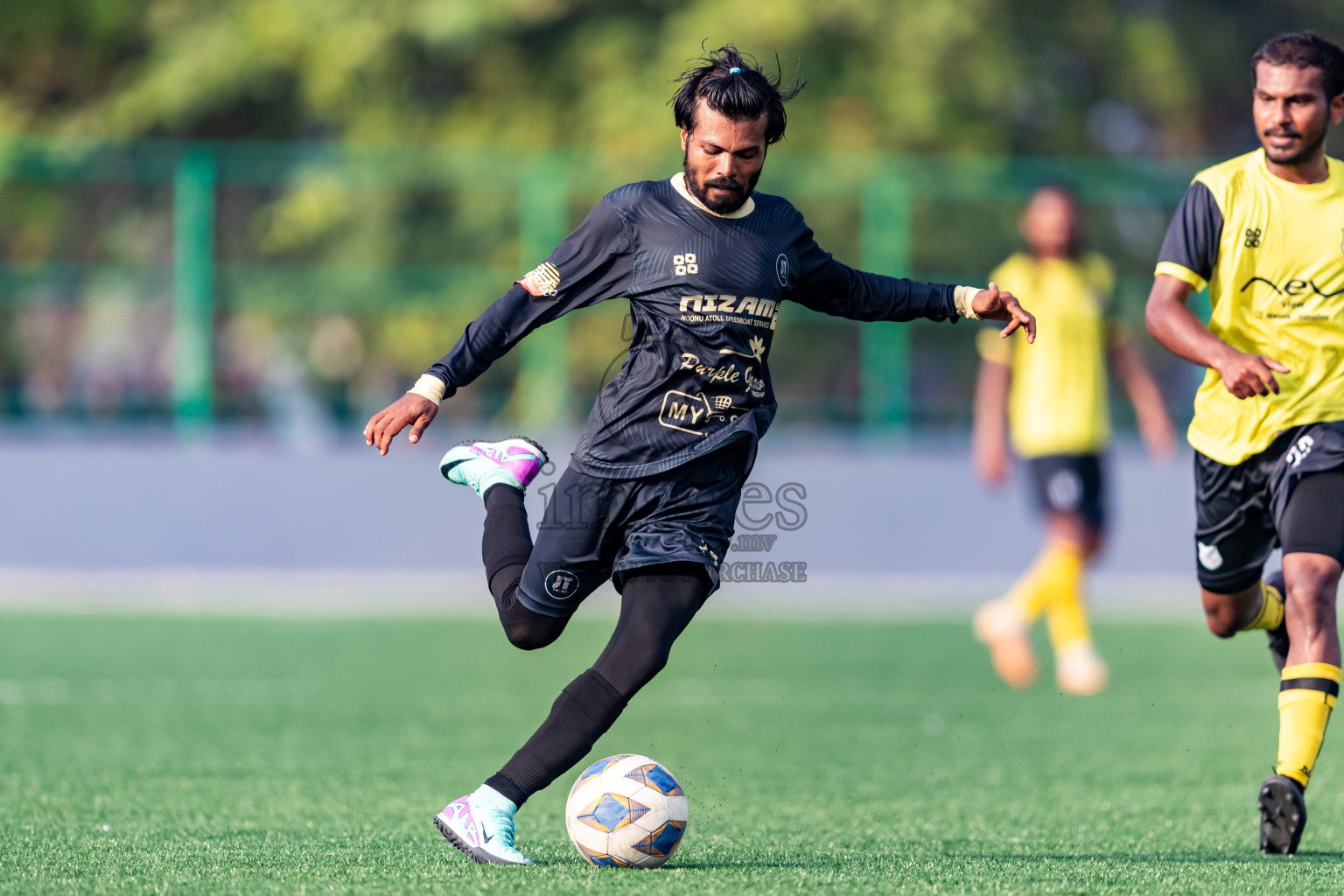 JT Sports vs Kanmathi Juniors from Final of Manadhoo Council Cup 2024 in N Manadhoo Maldives on Tuesday, 27th February 2023. Photos: Nausham Waheed / images.mv