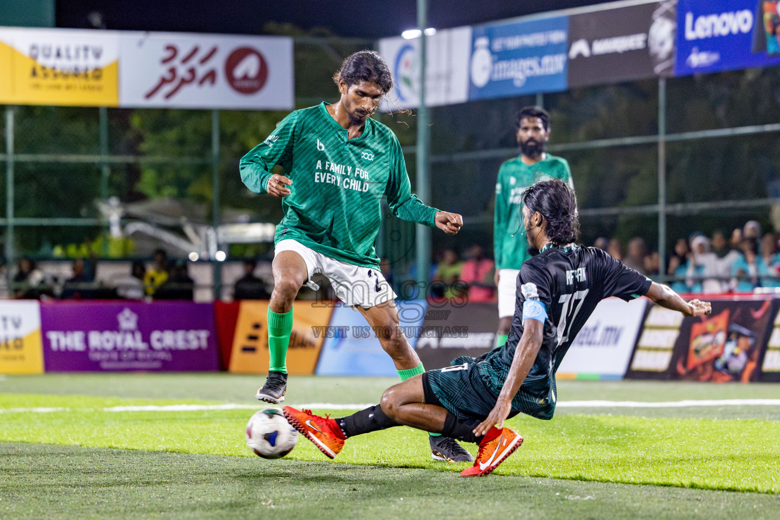 SDFC VS TEAM BADHAHI in Club Maldives Classic 2024 held in Rehendi Futsal Ground, Hulhumale', Maldives on Monday, 9th September 2024. Photos: Nausham Waheed / images.mv