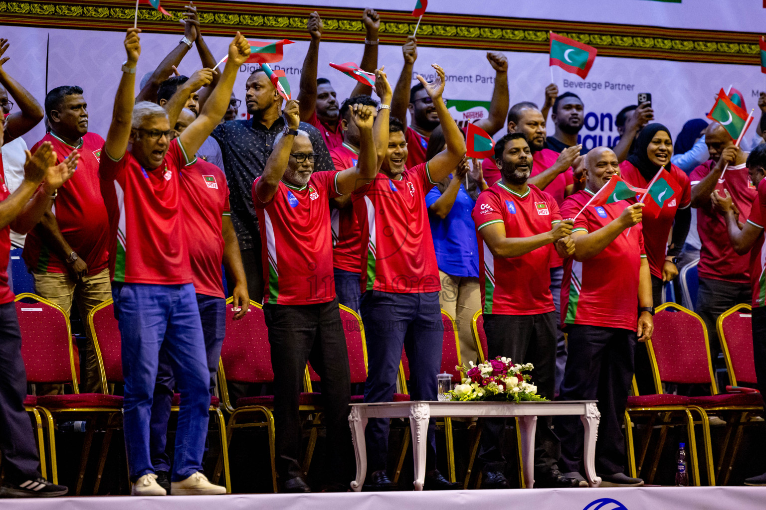 Final of CAVA Woman's Volleyball Challenge Cup 2024 was held in Social Center, Male', Maldives on Wednesday, 11th September 2024. Photos: Nausham Waheed / images.mv