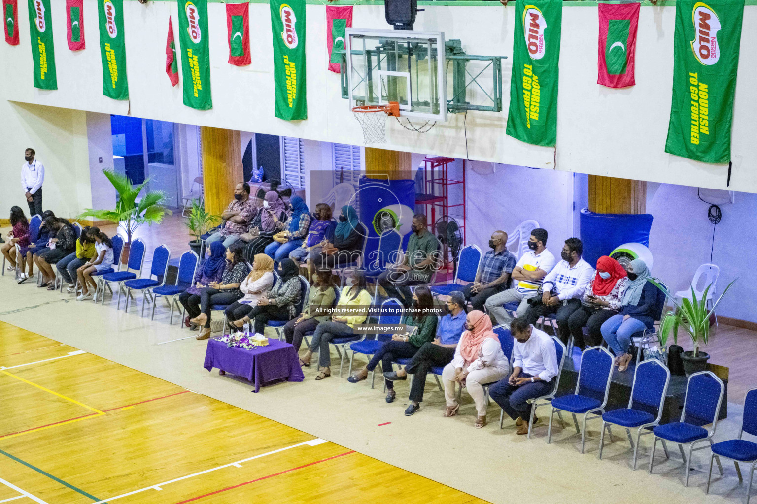 Kulhudhuffushi Youth & R.C vs Club Green Streets in the Finals of Milo National Netball Tournament 2021 (Women's) held on 5th December 2021 in Male', Maldives Photos: Ismail Thoriq / images.mv