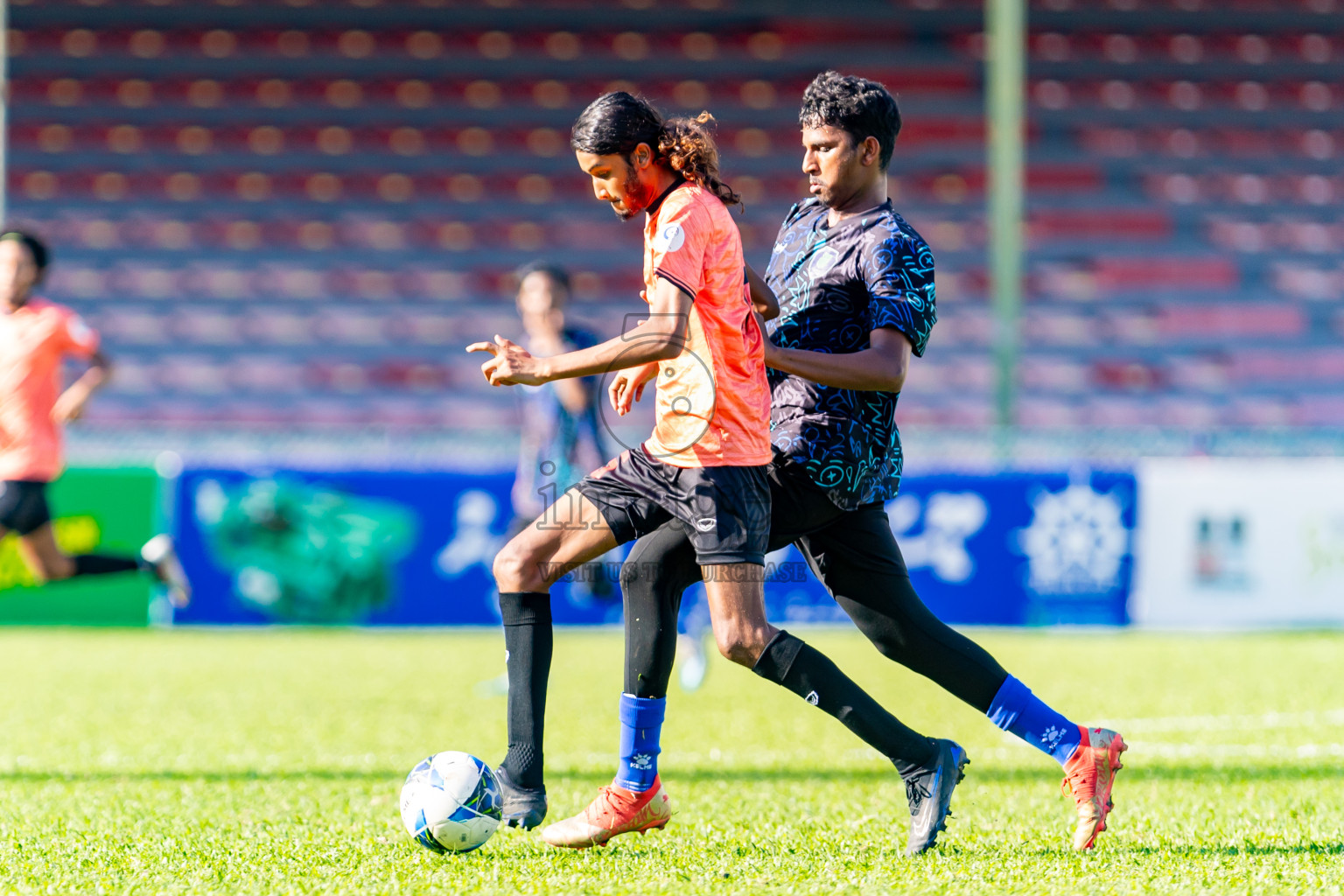 Super United Sports vs Club Eagles in Day 7 of Under 19 Youth Championship 2024 was held at National Stadium in Male', Maldives on Monday, 27th June 2024. Photos: Nausham Waheed / images.mv