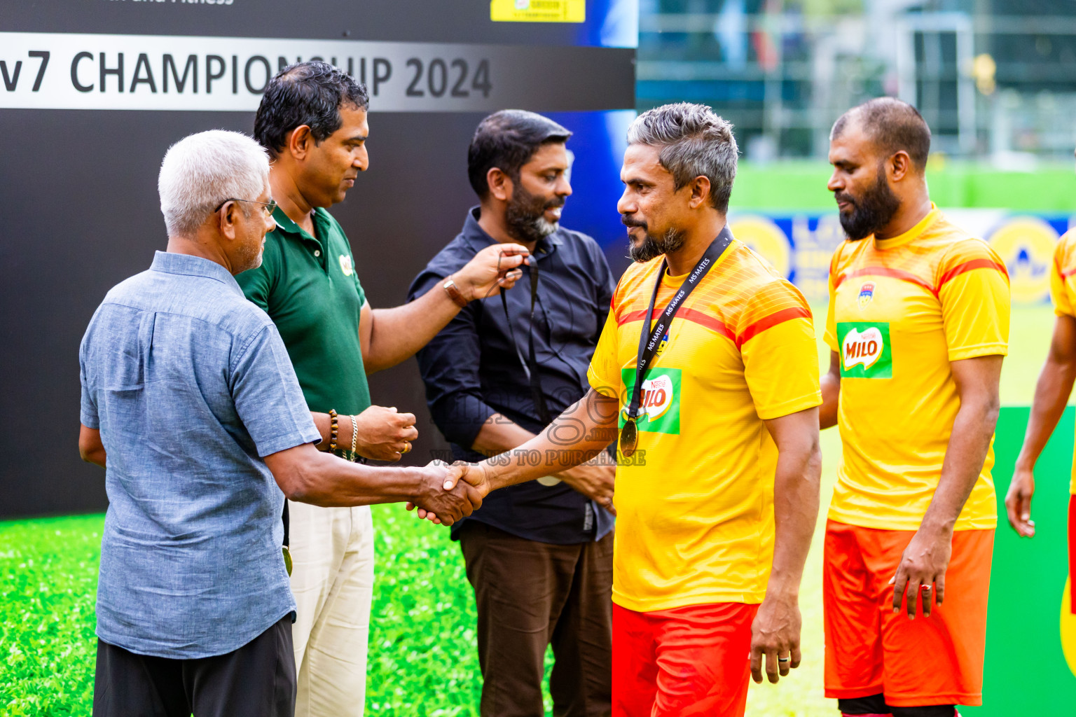 Day 3 of MILO Soccer 7 v 7 Championship 2024 was held at Henveiru Stadium in Male', Maldives on Saturday, 25th April 2024. Photos: Nausham Waheed / images.mv