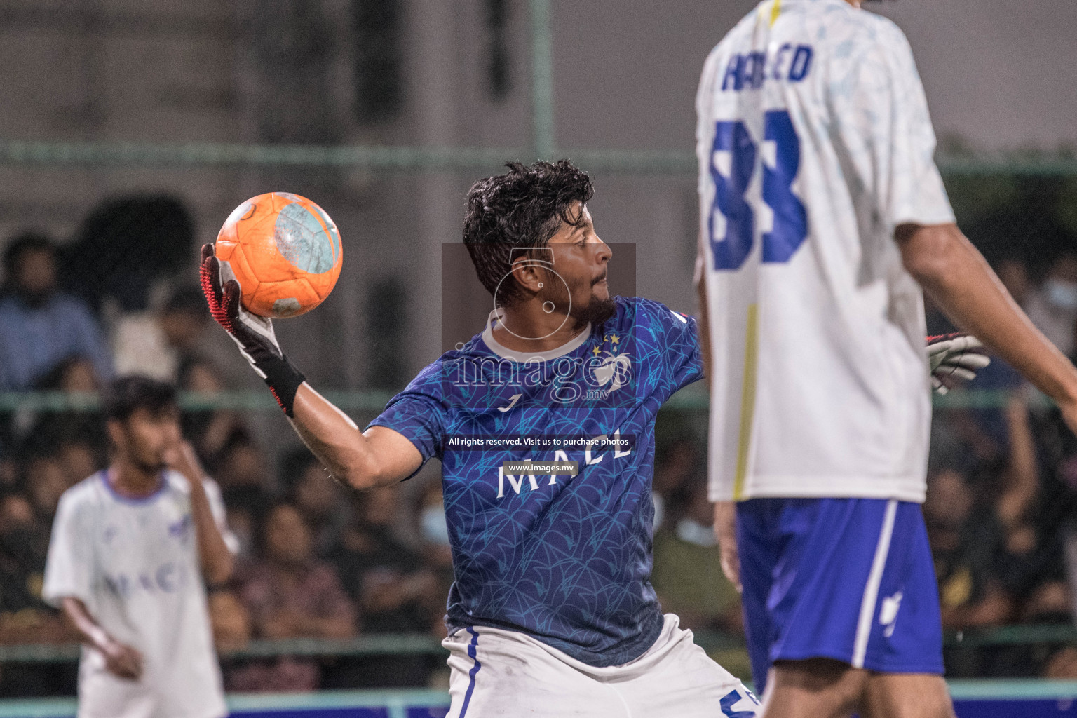 Prison Club vs MACL in the Quarter Finals of Club Maldives 2021 held at Hulhumale;, on 12th December 2021 Photos: Nausham / images.mv