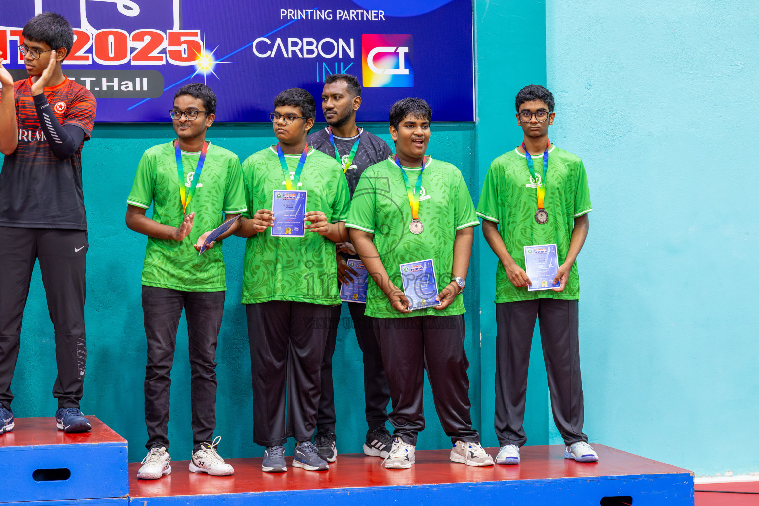 Day 8 of Interschool Table Tennis Tournament 2025 held at Male' TT Hall, Male', Maldives on Thursday, 22nd May 2025.
Photos by: Ismail Thoriq / images.mv