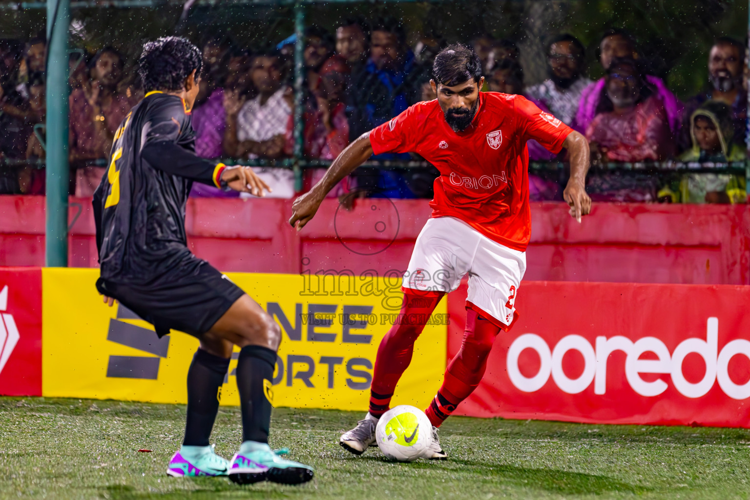 B Thulhaadhoo vs B Eydhafushi in Day 26 of Golden Futsal Challenge 2024 was held on Friday , 9th February 2024 in Hulhumale', Maldives
Photos: Hassan Simah / images.mv