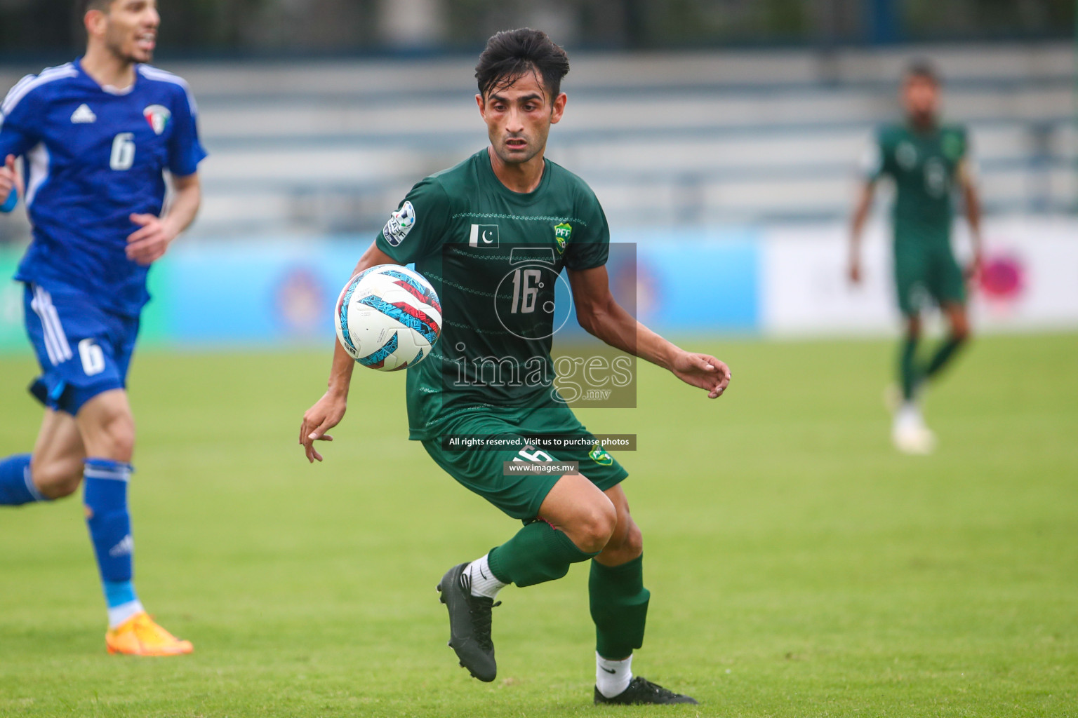 Pakistan vs Kuwait in SAFF Championship 2023 held in Sree Kanteerava Stadium, Bengaluru, India, on Saturday, 24th June 2023. Photos: Nausham Waheedh / images.mv