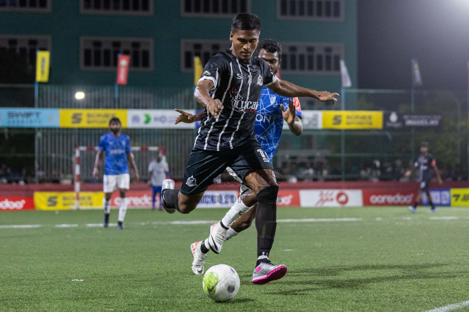 HDh Nolhivaranfaru vs HDh Naivaadhoo in Day 10 of Golden Futsal Challenge 2024 was held on Tuesday, 23rd January 2024, in Hulhumale', Maldives Photos: Nausham Waheed / images.mv