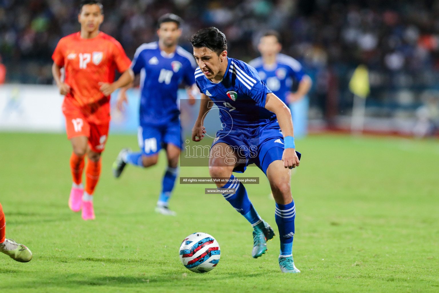 Kuwait vs India in the Final of SAFF Championship 2023 held in Sree Kanteerava Stadium, Bengaluru, India, on Tuesday, 4th July 2023. Photos: Nausham Waheed, Hassan Simah / images.mv