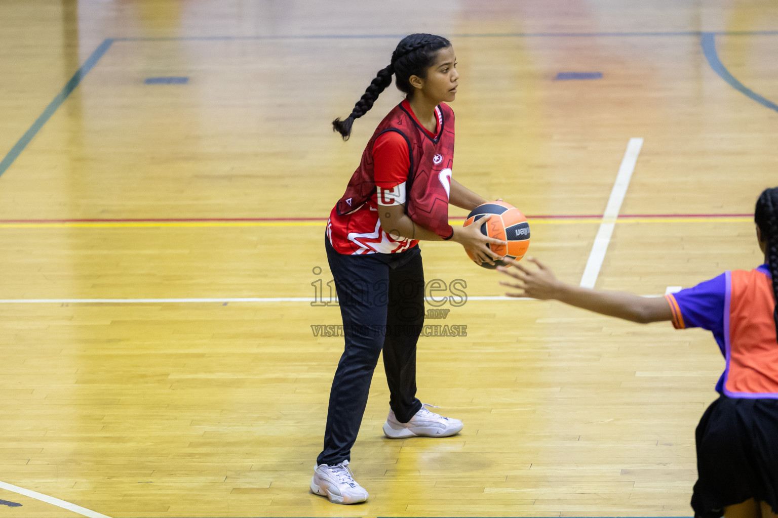 Day 15 of 25th Inter-School Netball Tournament was held in Social Center at Male', Maldives on Monday, 26th August 2024. Photos: Hasni / images.mv