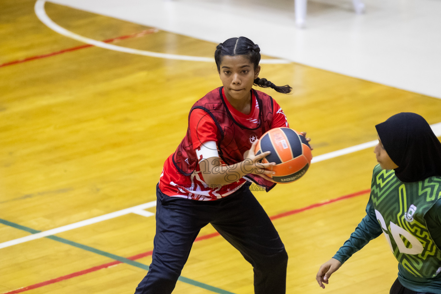 Day 11 of 25th Inter-School Netball Tournament was held in Social Center at Male', Maldives on Wednesday, 21st August 2024.