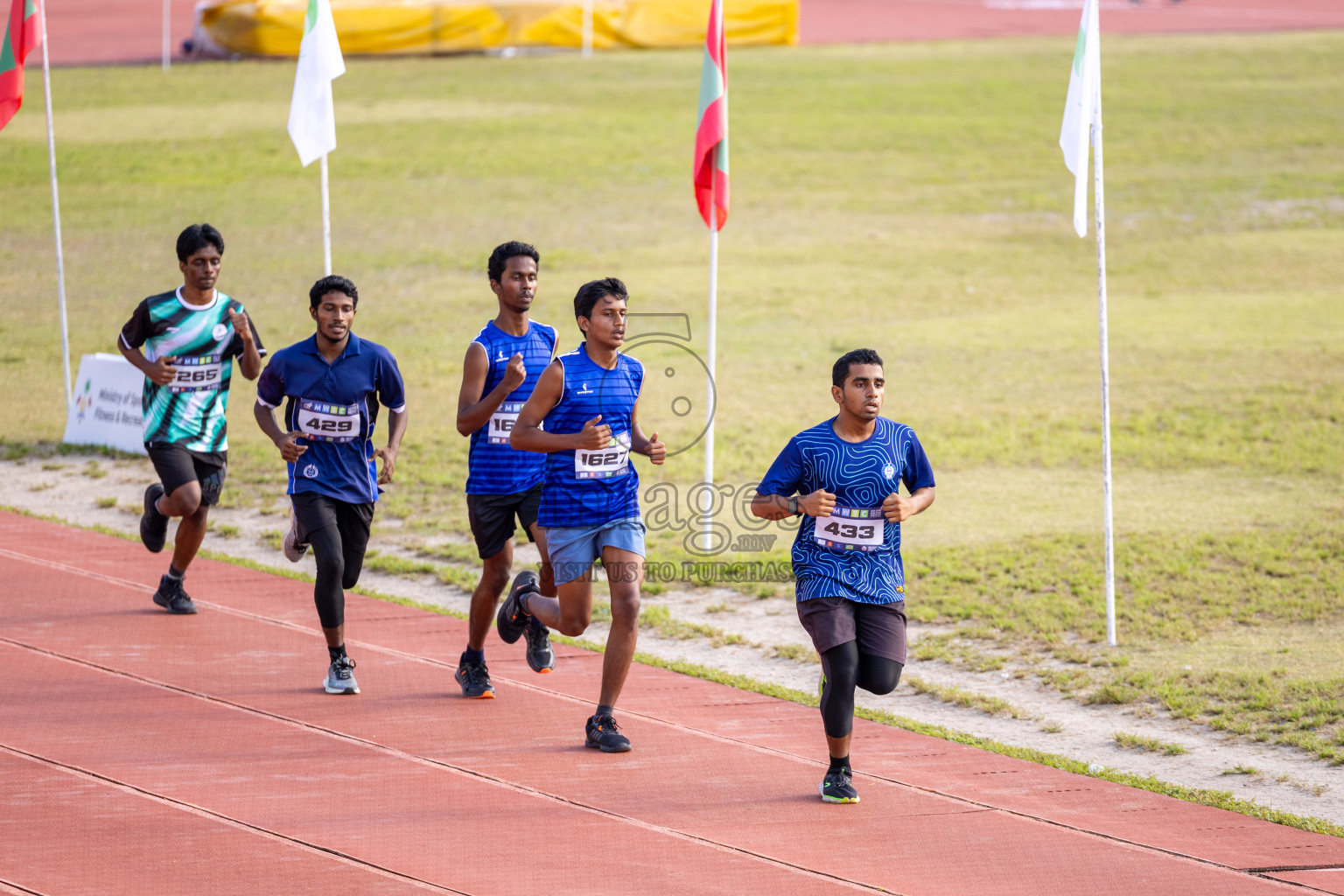 Day 6 of MWSC Interschool Athletics Championships 2024 held in Hulhumale Running Track, Hulhumale, Maldives on Thursday, 14th November 2024. Photos by: Ismail Thoriq / Images.mv