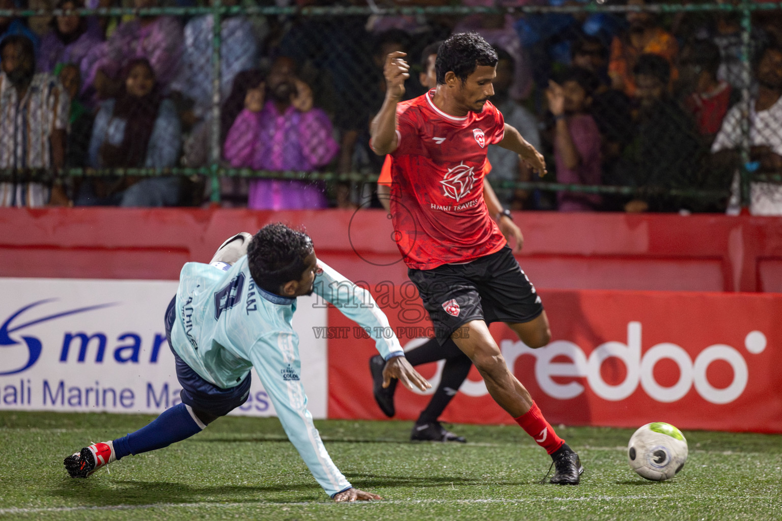 ADh Mahibadhoo vs AA Mathiveri on Day 32 of Golden Futsal Challenge 2024, held on Saturday, 17th February 2024 in Hulhumale', Maldives 
Photos: Mohamed Mahfooz Moosa / images.mv