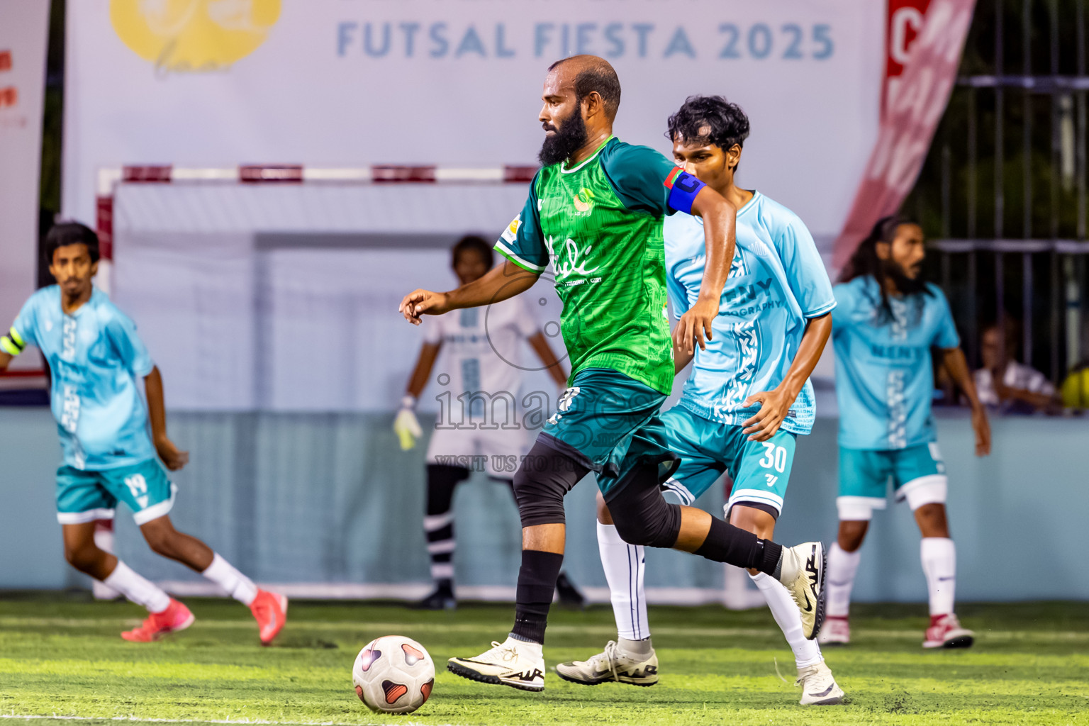 Maalhos vs Kamadhoo in Day 2 of Better in Baa Futsal Fiesta 2025 Men's division held in B. Eydhafushi, Maldives on Thursday, 6th November 2025. Photos: Nausham Waheed / images.mv