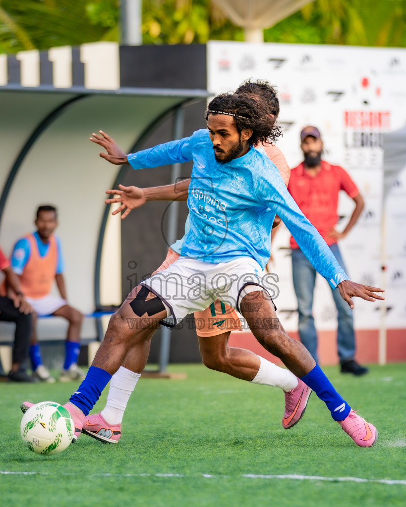 Patina vs Bandos in Resort League 2025 (North Male Zone) day 20 was held on Monday, 22 September 2025 in One And Only Reethi Rah Maldives Resort, Photos: Areef Adam / images.mv