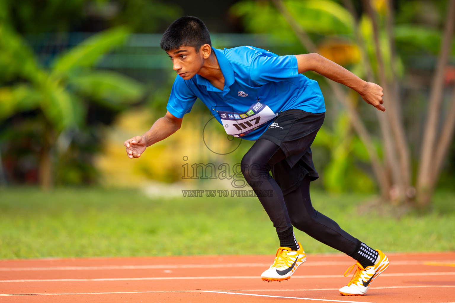 Day 2 of MWSC Interschool Athletics Championships 2024 held in Hulhumale Running Track, Hulhumale, Maldives on Sunday, 10th November 2024.
Photos by: Ismail Thoriq / Images.mv