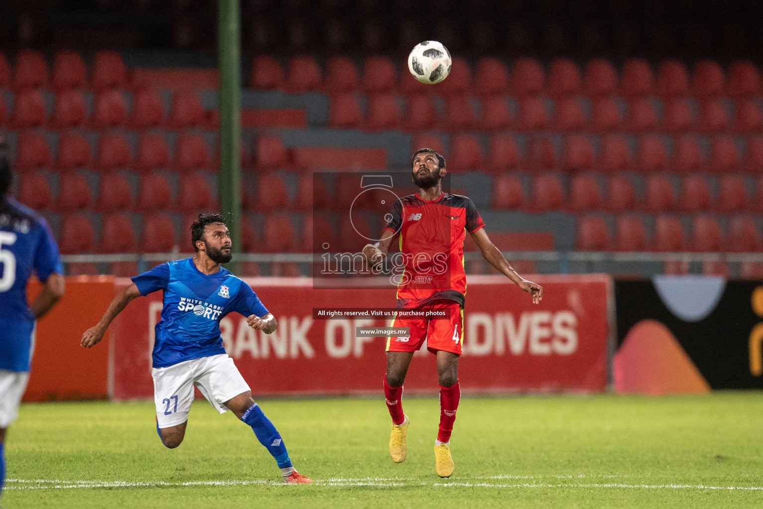Nilandhoo Sports Club vs Da Grande Sports Club in Dhiraagu Dhivehi League 2019 held in Male', Maldives on 14th June. Photos: Suadh Abdul Sattar/images.mv