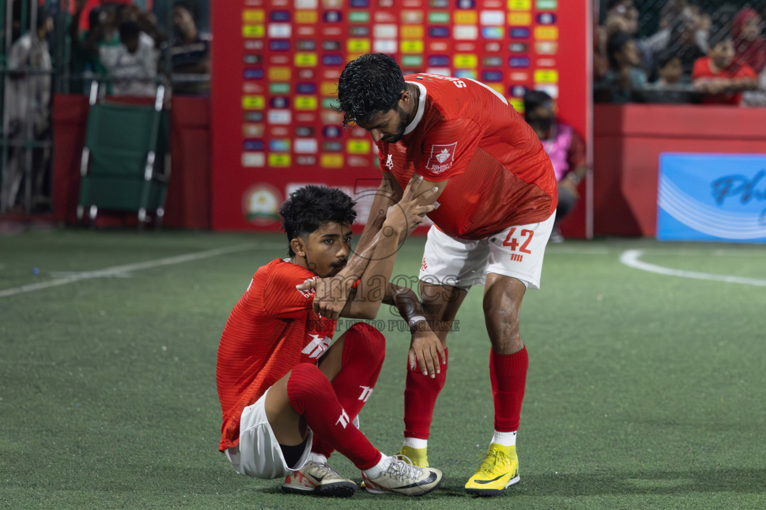 K Maafushi vs K Kaashidhoo in Kaafu Atoll Finals Day 27 of Golden Futsal Challenge 2025 was held on Friday , 31st January 2025, in Hulhumale', Maldives. Photos: Abdulla Abeed / images.mv