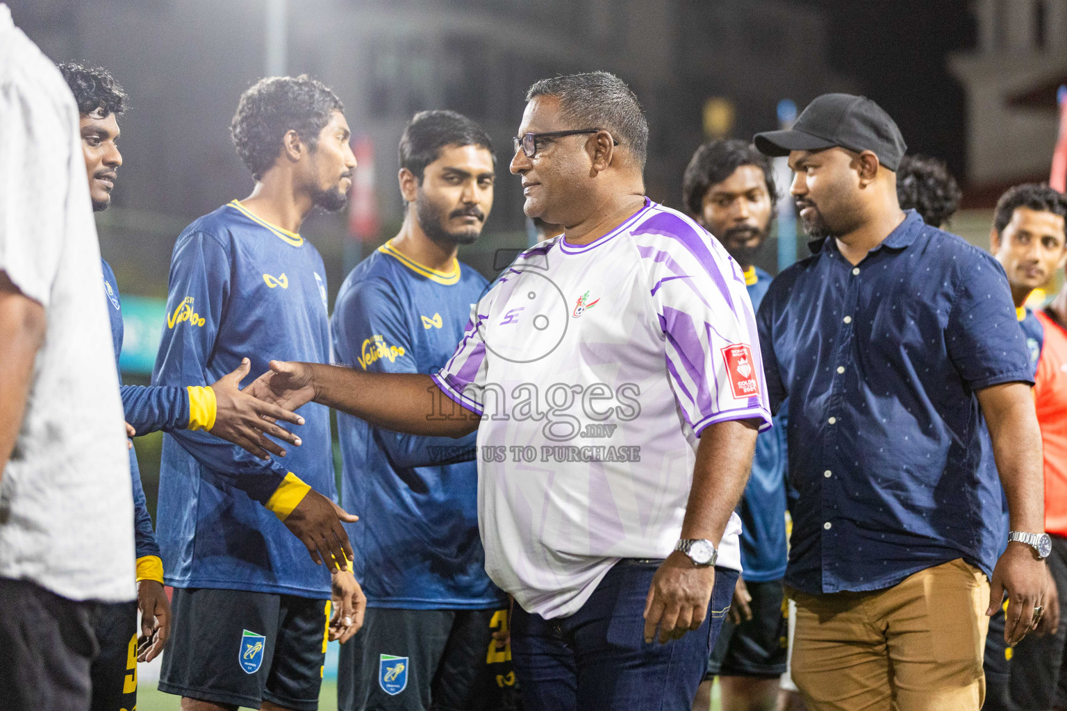 N Holhudhoo vs N Velidhoo in Day 7 of Golden Futsal Challenge 2024 was held on Saturday, 20th January 2024, in Hulhumale', Maldives Photos: Nausham Waheed / images.mv