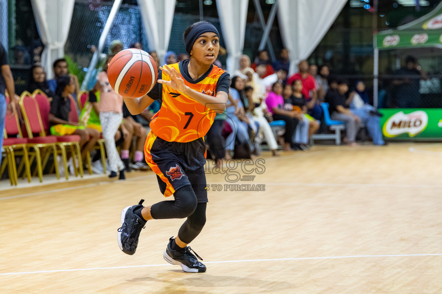 Milo 5 x 5 Junior Challenge 2025 - Basketball tournament held in Basketball Training Center, Male', Maldives on Thursday, 09th October 2025. 
Photo by: Hassan Simah / Images.mv