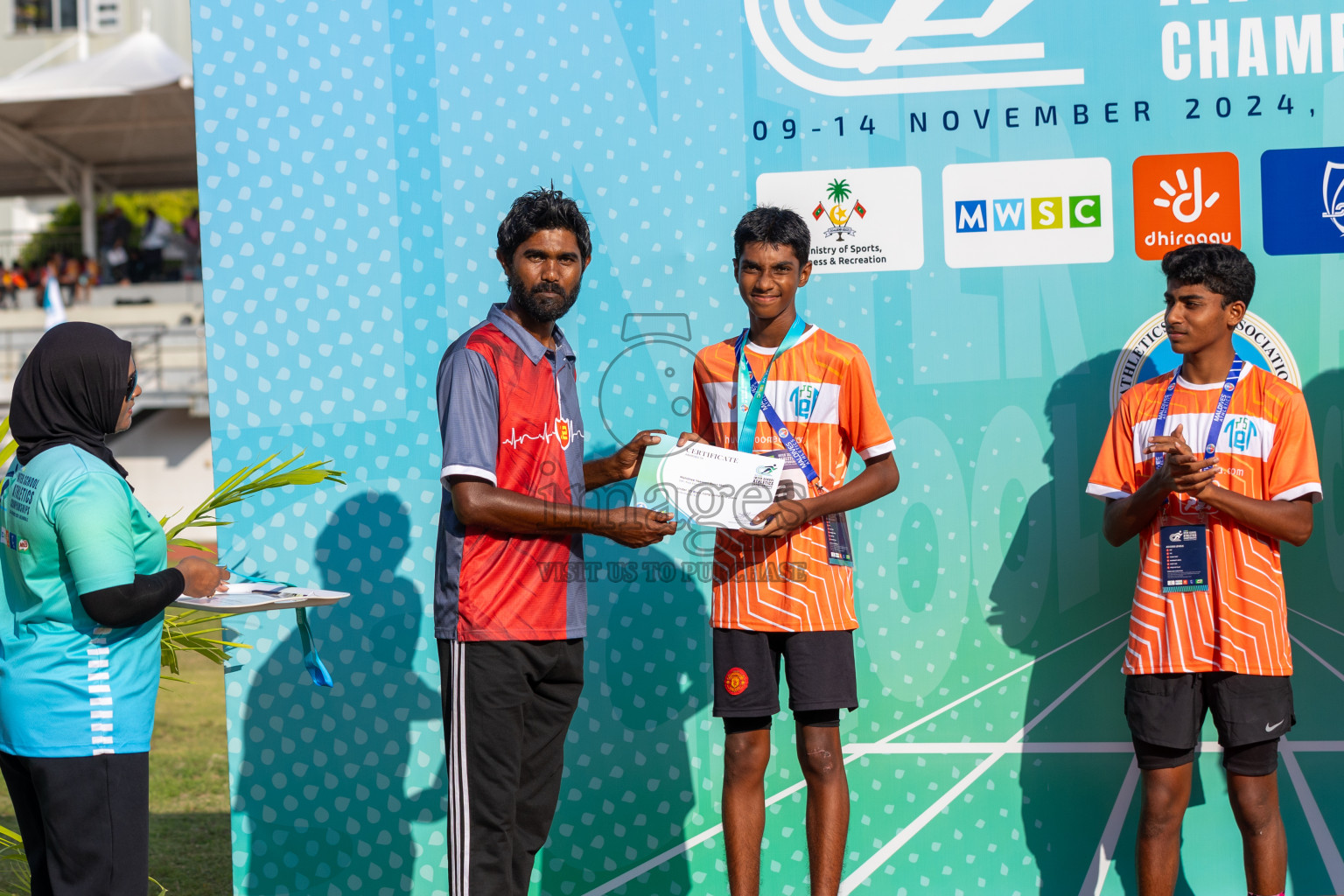 MWSC Interschool Athletics Championships 2024 - Day 3
Day 3 of MWSC Interschool Athletics Championships 2024 held in Hulhumale Running Track, Hulhumale, Maldives on Monday, 11th November 2024. Photos by: Ismail Thoriq / Images.mv