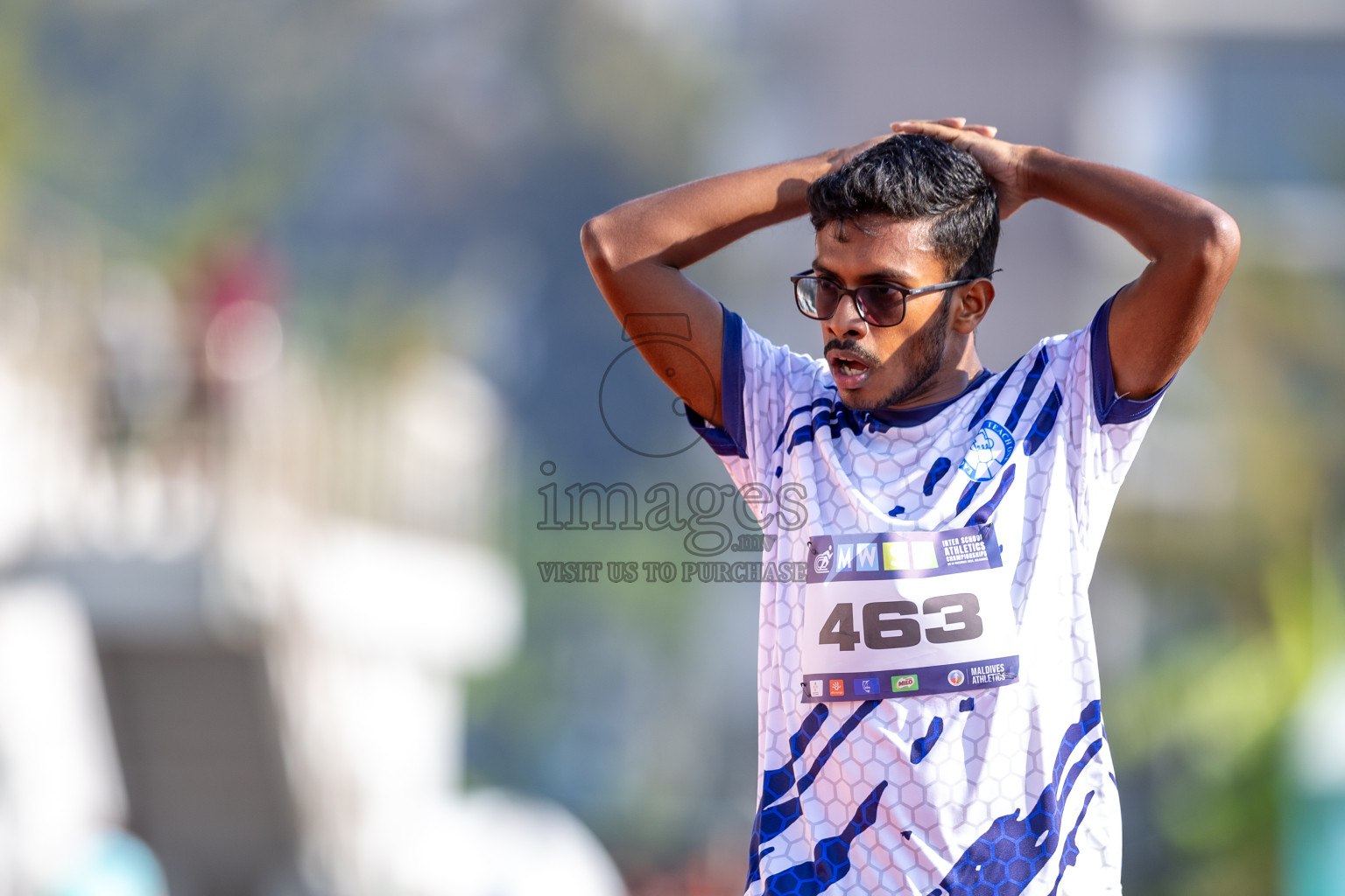 Day 4 of MWSC Interschool Athletics Championships 2024 held in Hulhumale Running Track, Hulhumale, Maldives on Tuesday, 12th November 2024. Photos by: Raaif Yoosuf / Images.mv