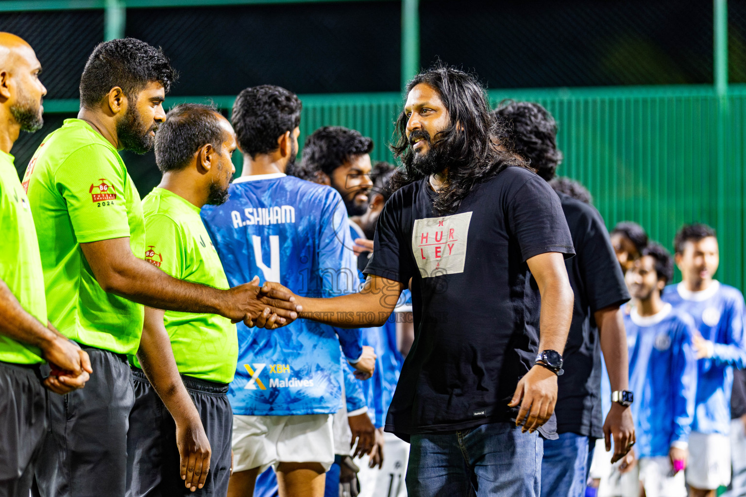 UNF vs Holiday SC in Day 8 of BG Futsal Challenge 2024 was held on Tuesday, 19th March 2024, in Male', Maldives Photos: Nausham Waheed / images.mv