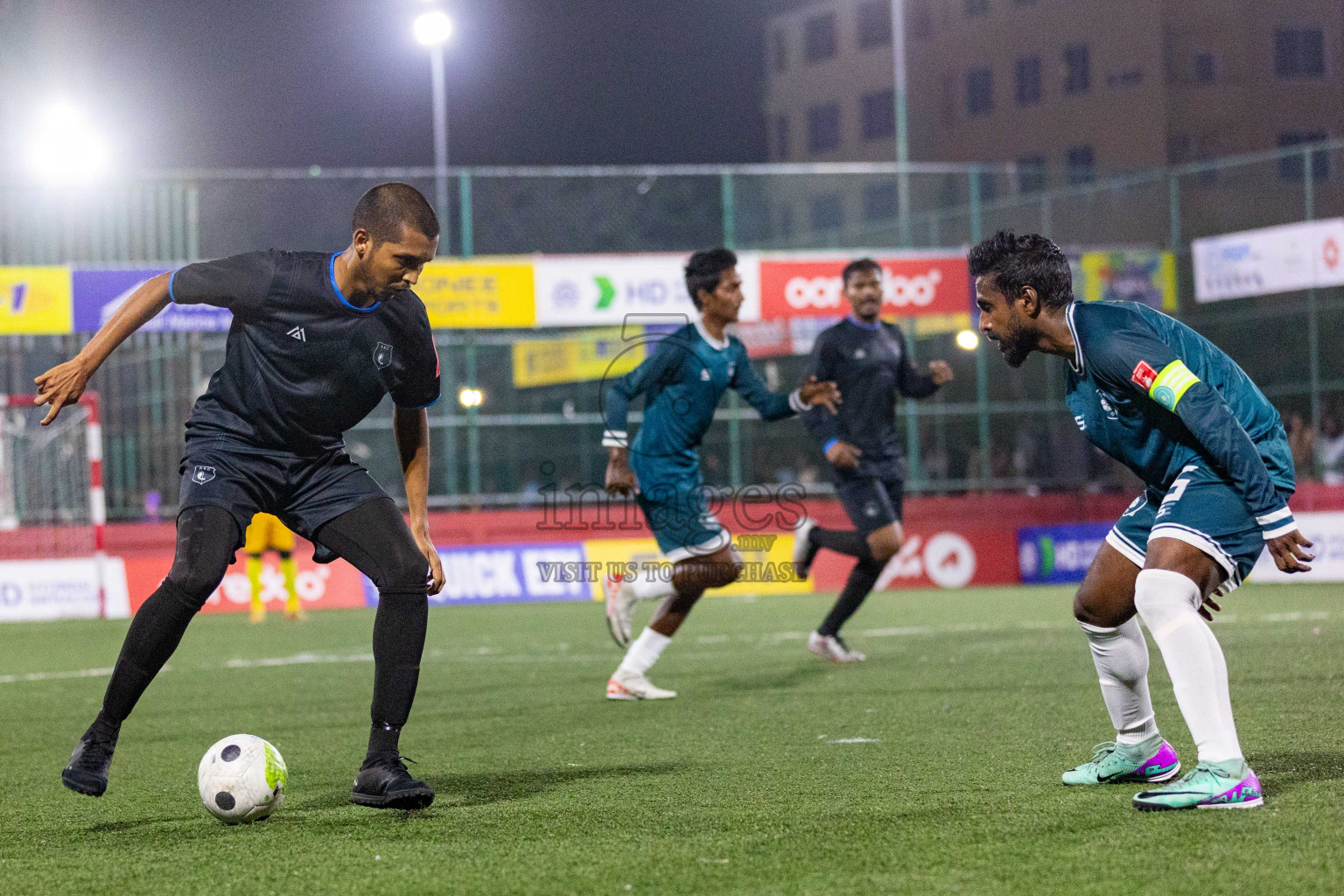 R Dhuvaafaru vs R Alifushi in Golden Futsal Challenge 2024 was held on Tuesday, 16th January 2024, in Hulhumale', Maldives
Photos: Ismail Thoriq / images.mv