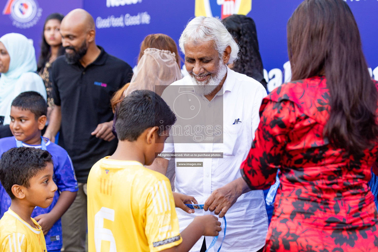 Day 4 of Nestle Kids Football Fiesta, held in Henveyru Football Stadium, Male', Maldives on Saturday, 14th October 2023 Photos: Nausham Waheed  / images.mv