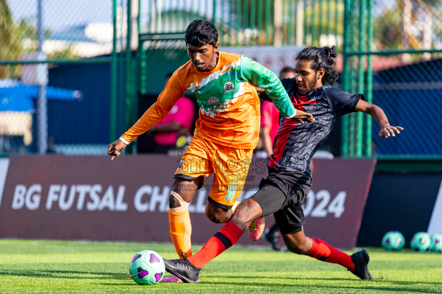 BOWS vs UNF in Day 2 of BG Futsal Challenge 2024 was held on Wednesday, 13th March 2024, in Male', Maldives Photos: Nausham Waheed / images.mv