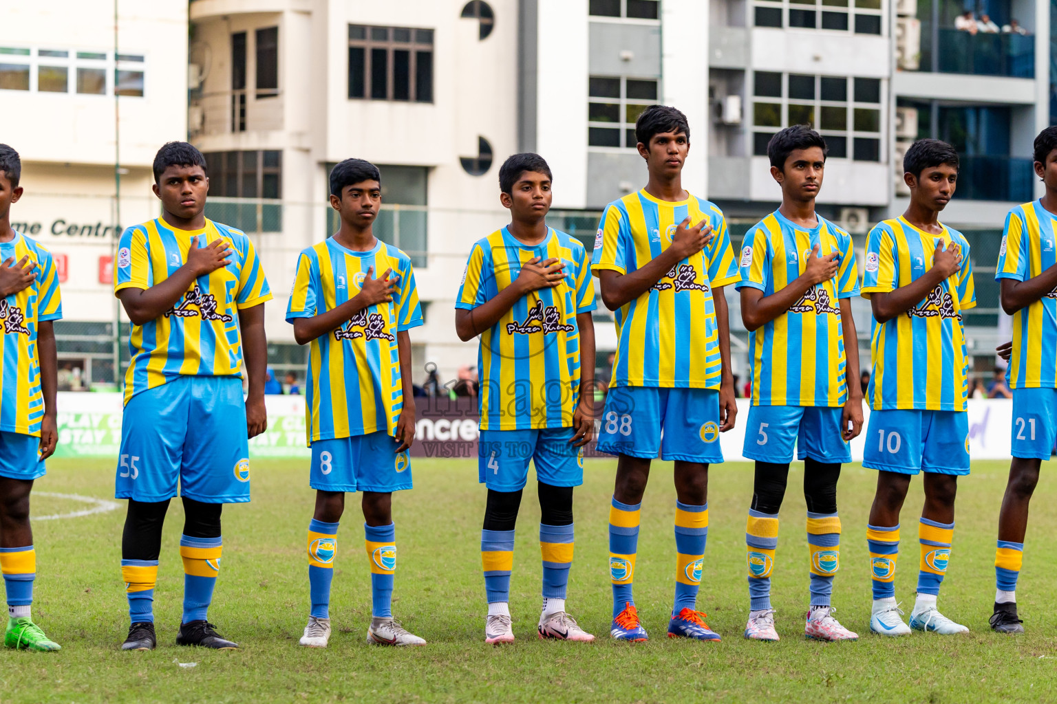 Under 14 United Victory vs Valancia on day 3 of Dhivehi Youth League 2024 held at Henveiru Stadium on Saturday, 23rd November 2024. Photos: Nausham Waheed/ Images.mv