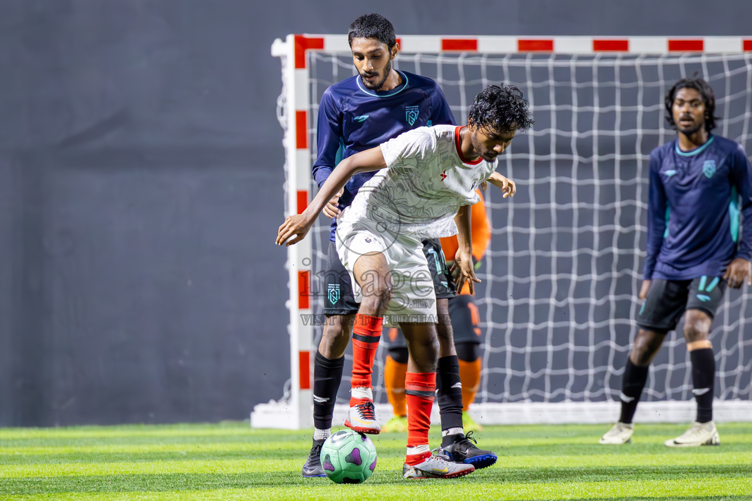 Nova SC vs Anakee SC in Day 9 of BG Futsal Challenge 2024 was held on Wednesday, 20th March 2024, in Male', Maldives
Photos: Ismail Thoriq / images.mv